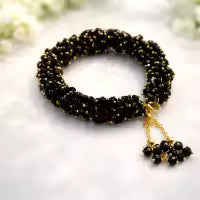 Handmade Crystal Gajra Bracelet for Girls & Women