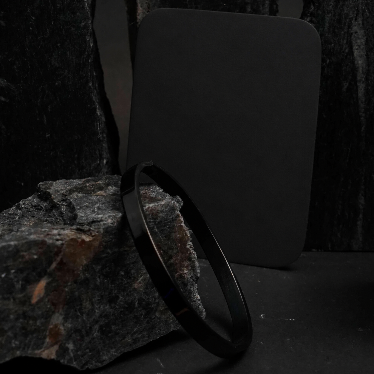 Black Cuff Bracelet - image 2