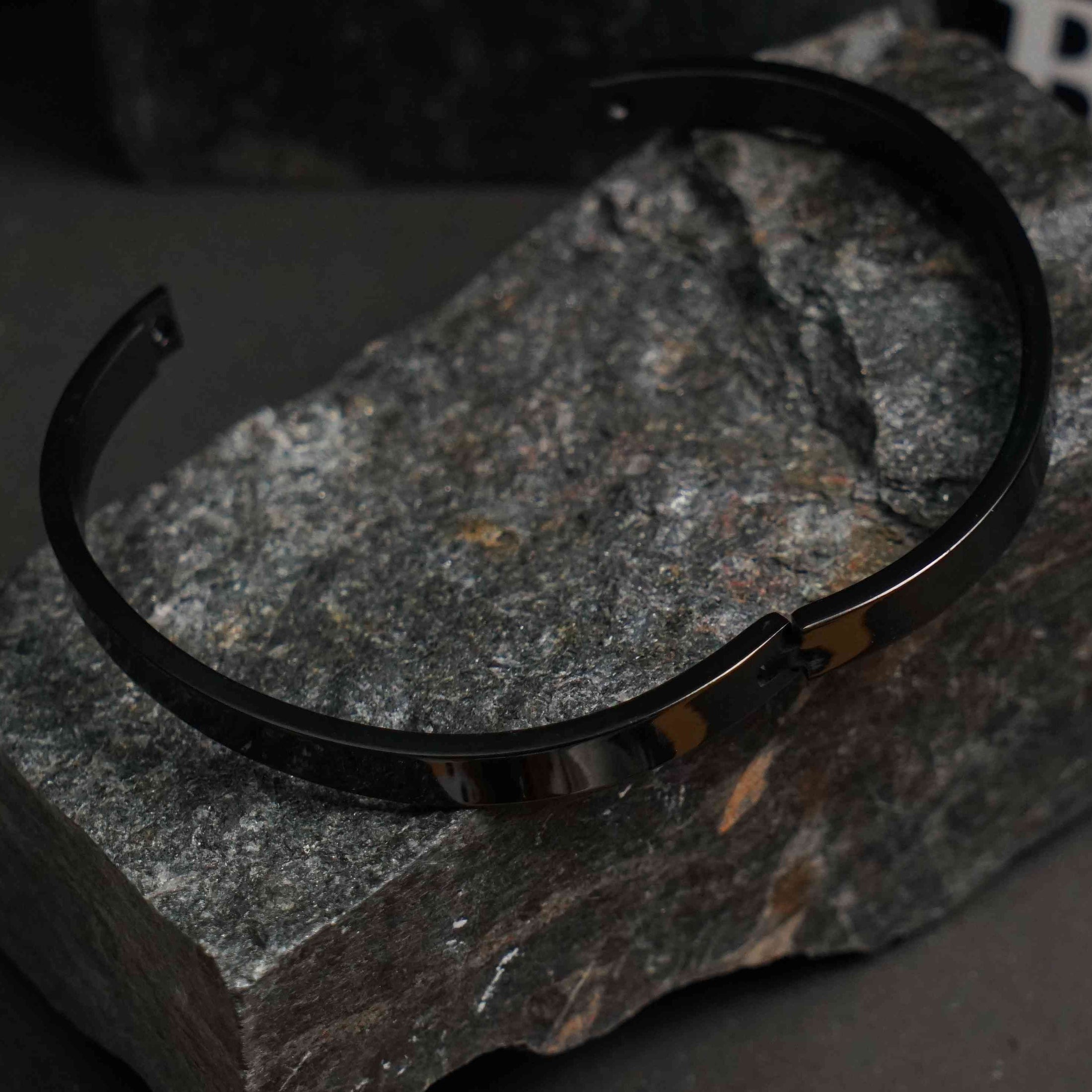 Black Cuff Bracelet - image 4