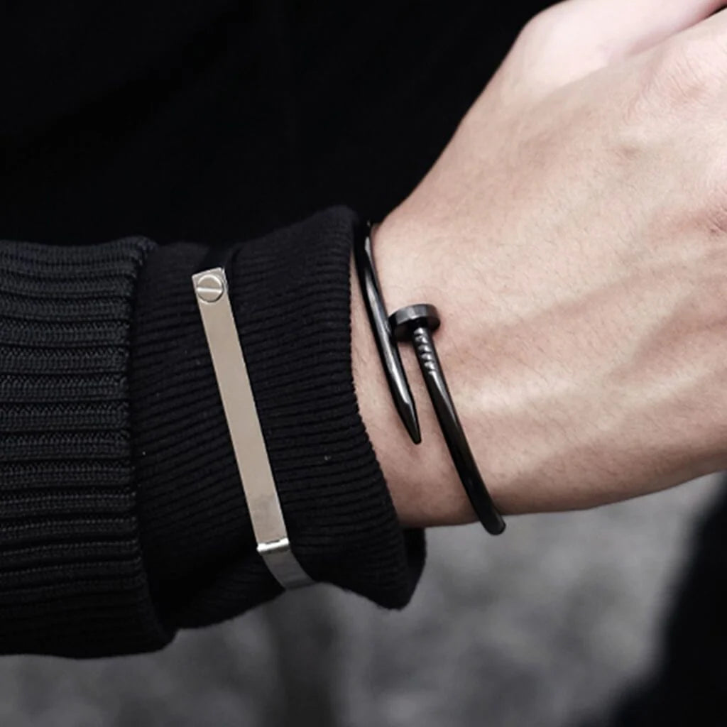 Black Nail Bracelet - image 1