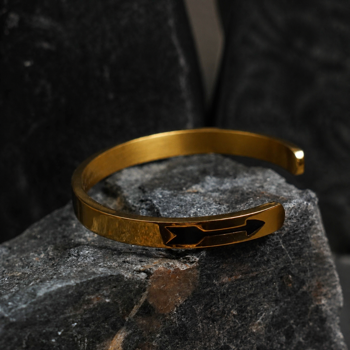Golden Luxury Cuff Bangle - image 4