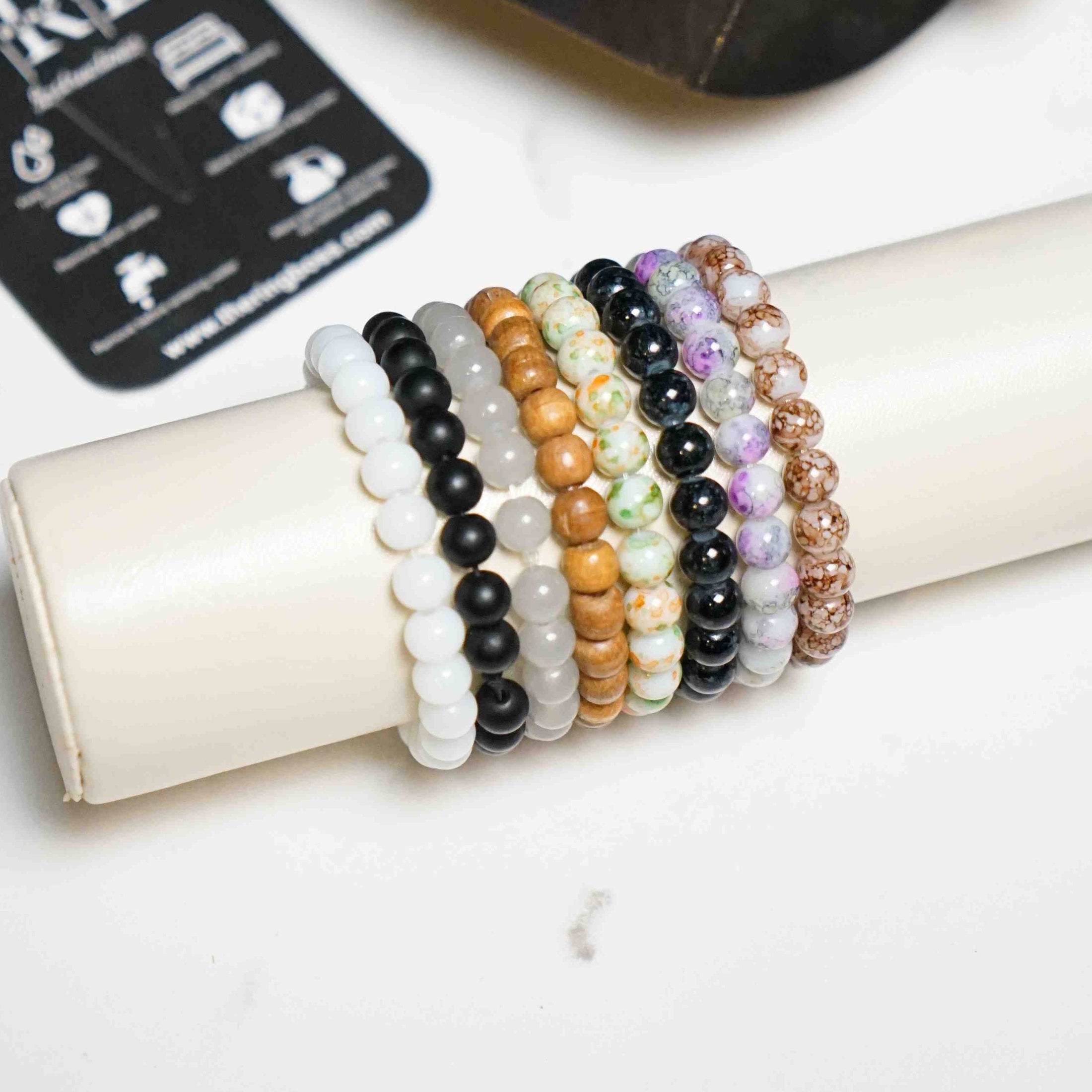Pack Of 8 Stone Beaded Bracelet - image 4