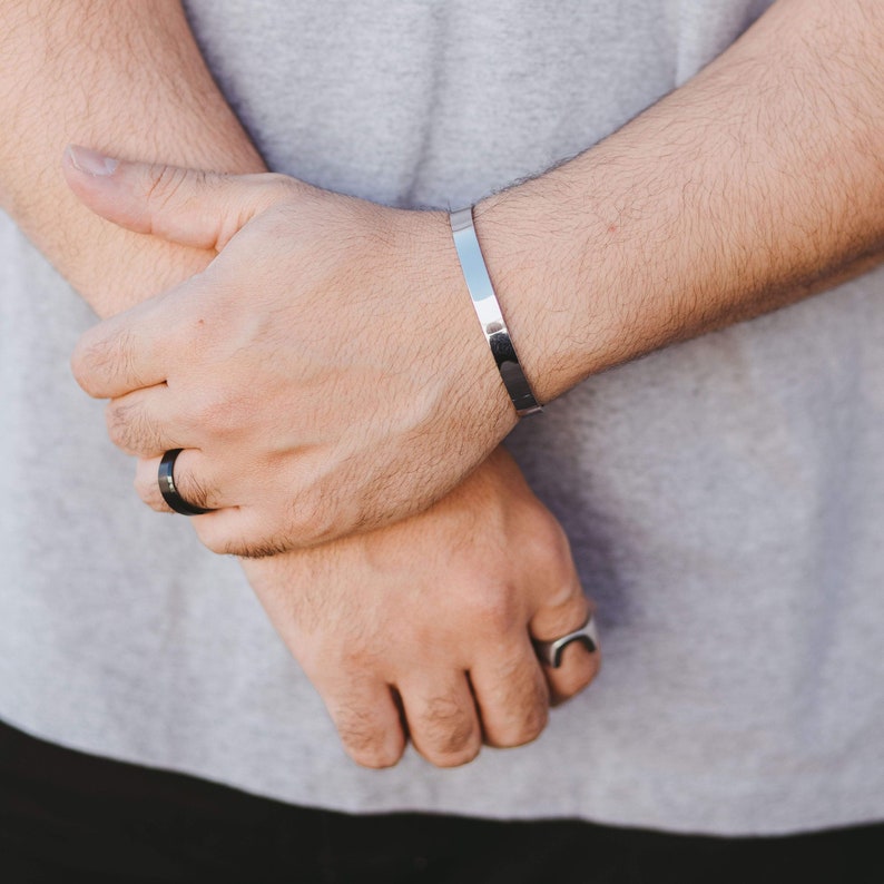 Silver Cuff Bracelet - image 1