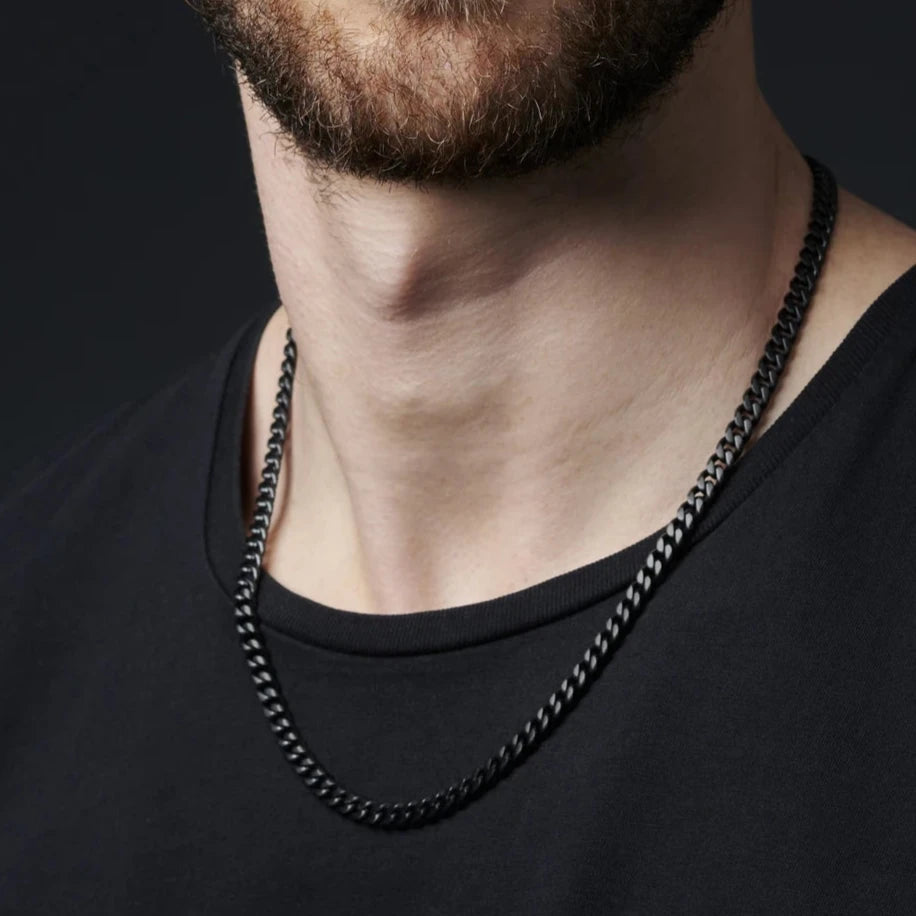 Black Cuban Chain 6mm - image 1