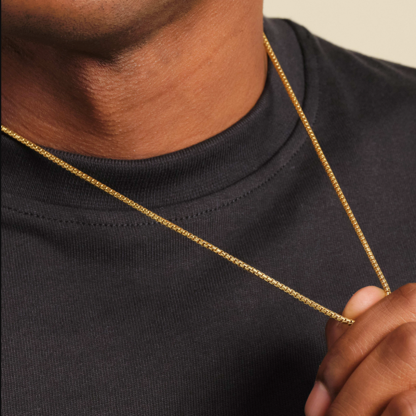Golden Box Chain 3 mm - image 2