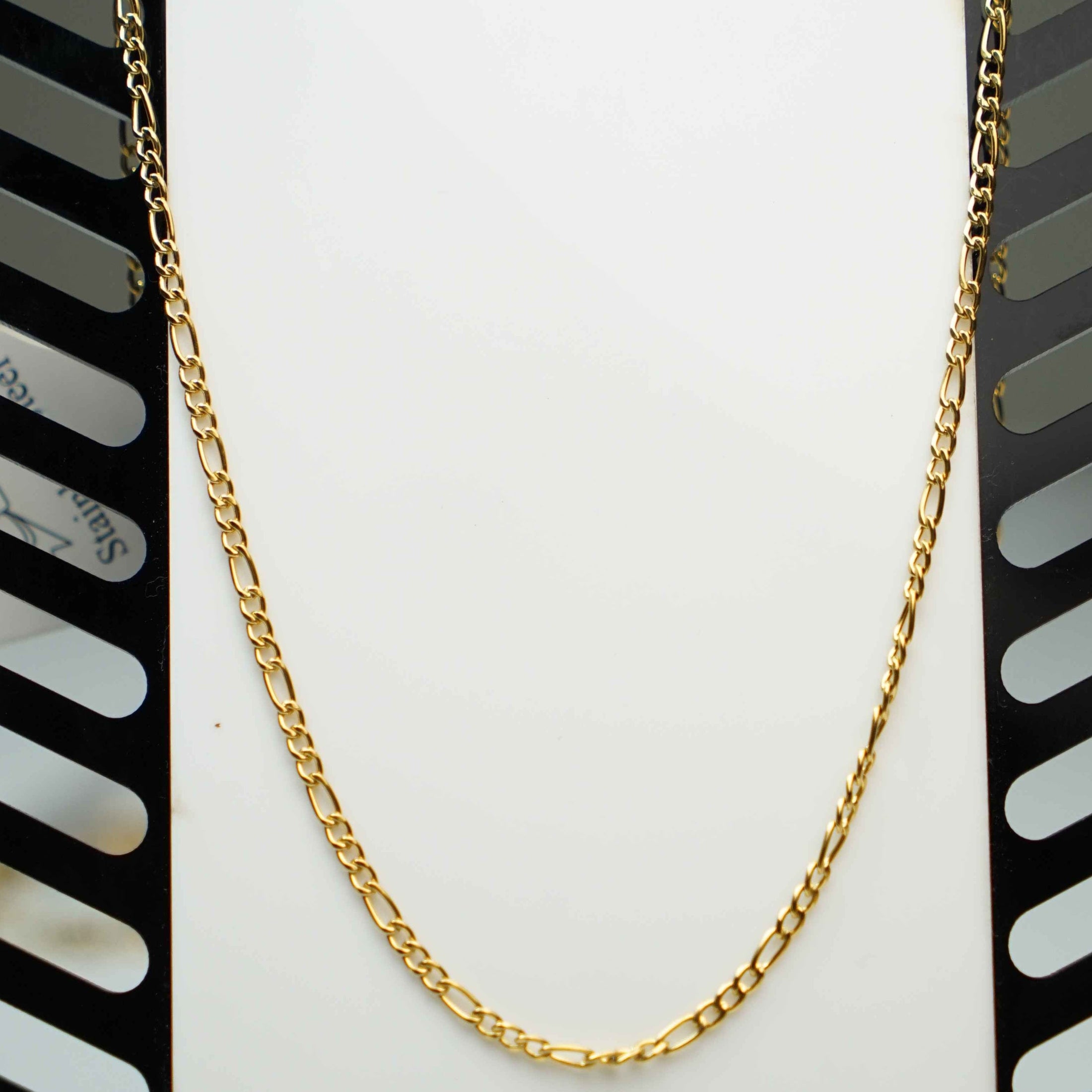 Golden Figaro Link Chain 4mm - image 4