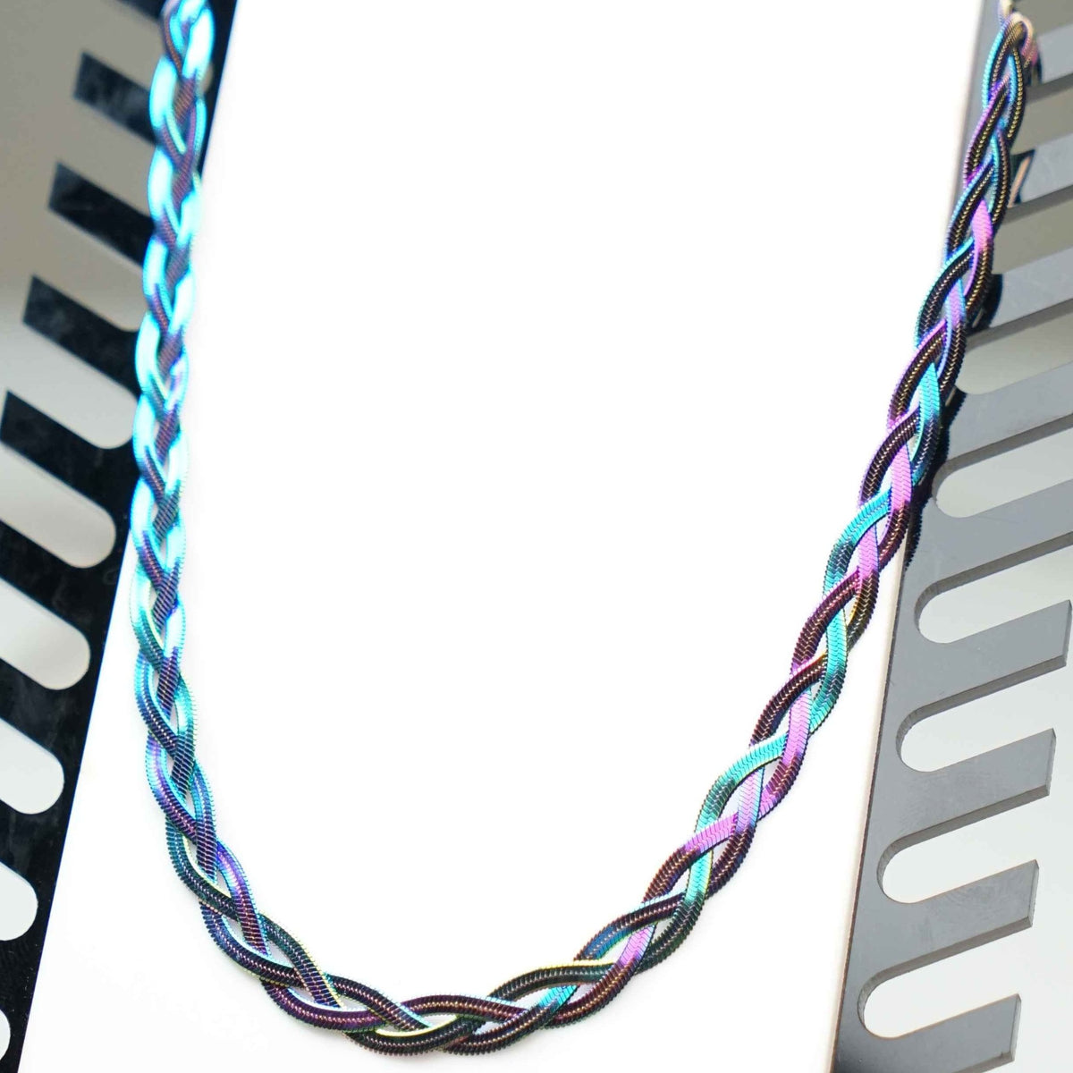 Multicolor Spiral Snake Chain - image 1