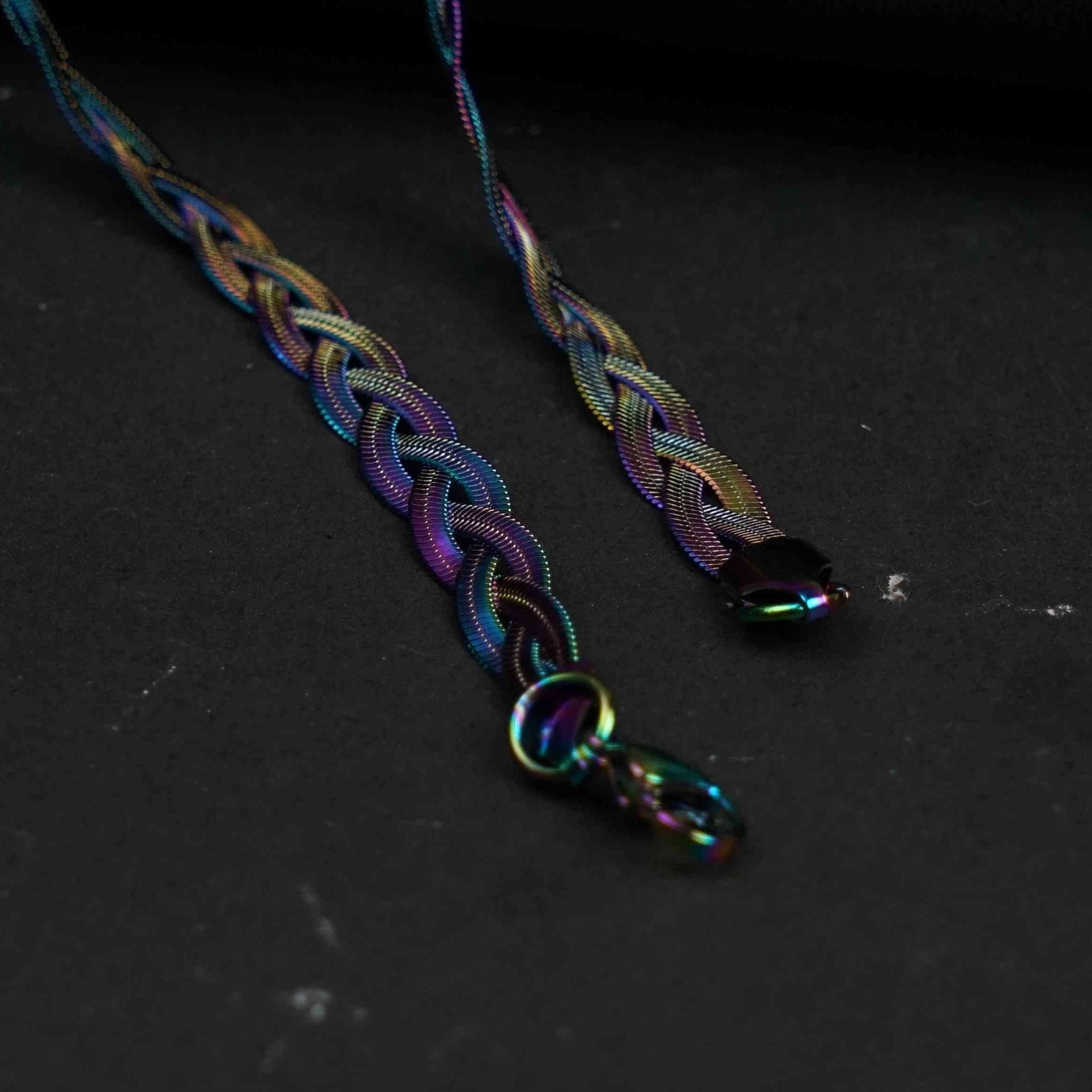 Multicolor Spiral Snake Chain - image 3
