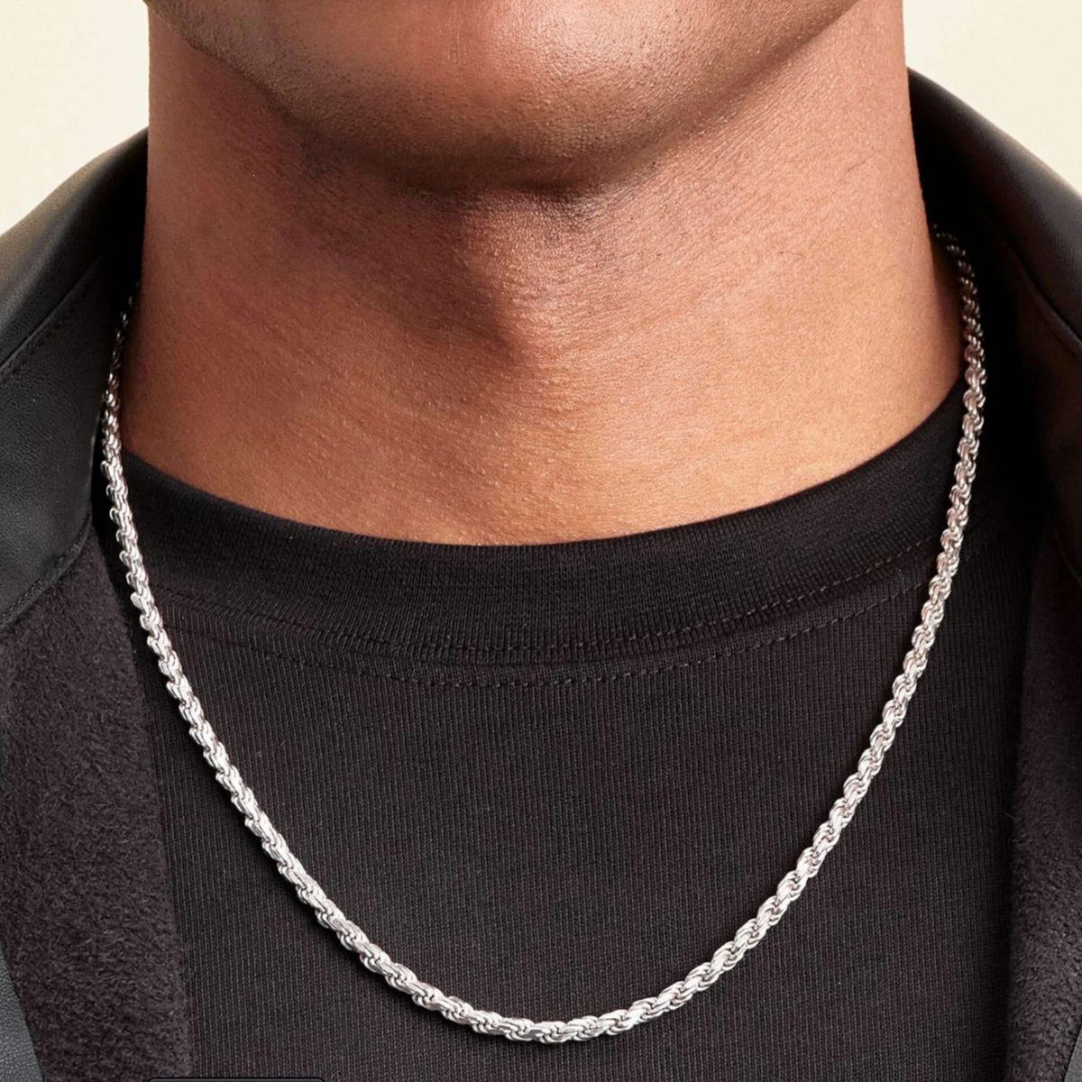 Rope Chain & Bracelet Set 3mm - image 1