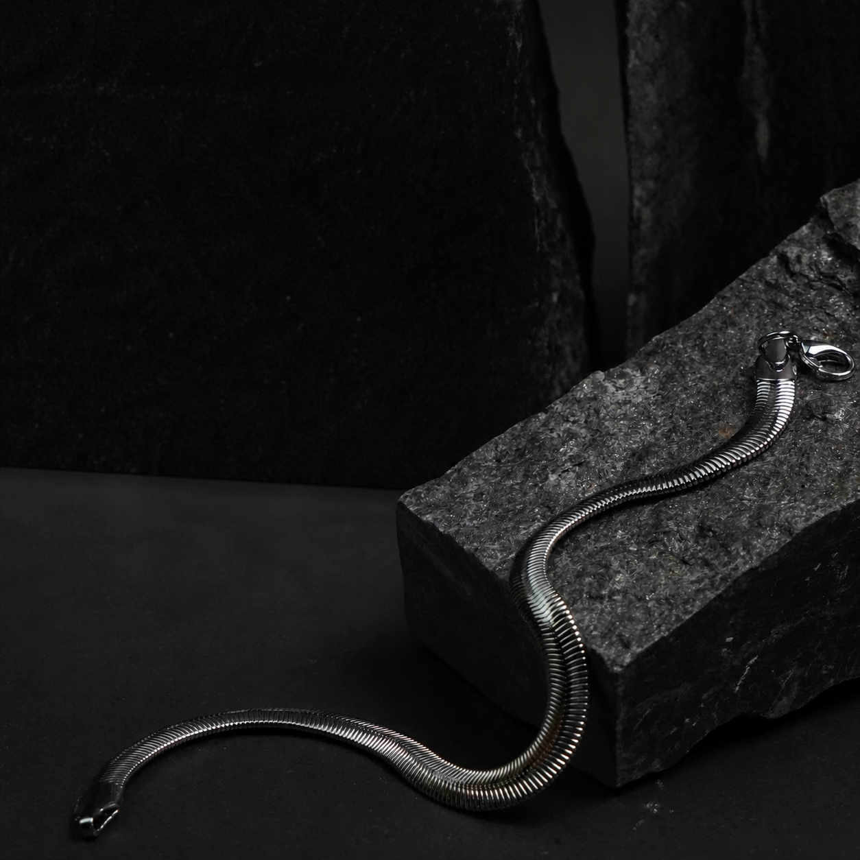 Silver Snake Chain Bracelet - image 2