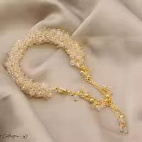 Handmade Crystal Gajra Bracelet for Girls & Women
