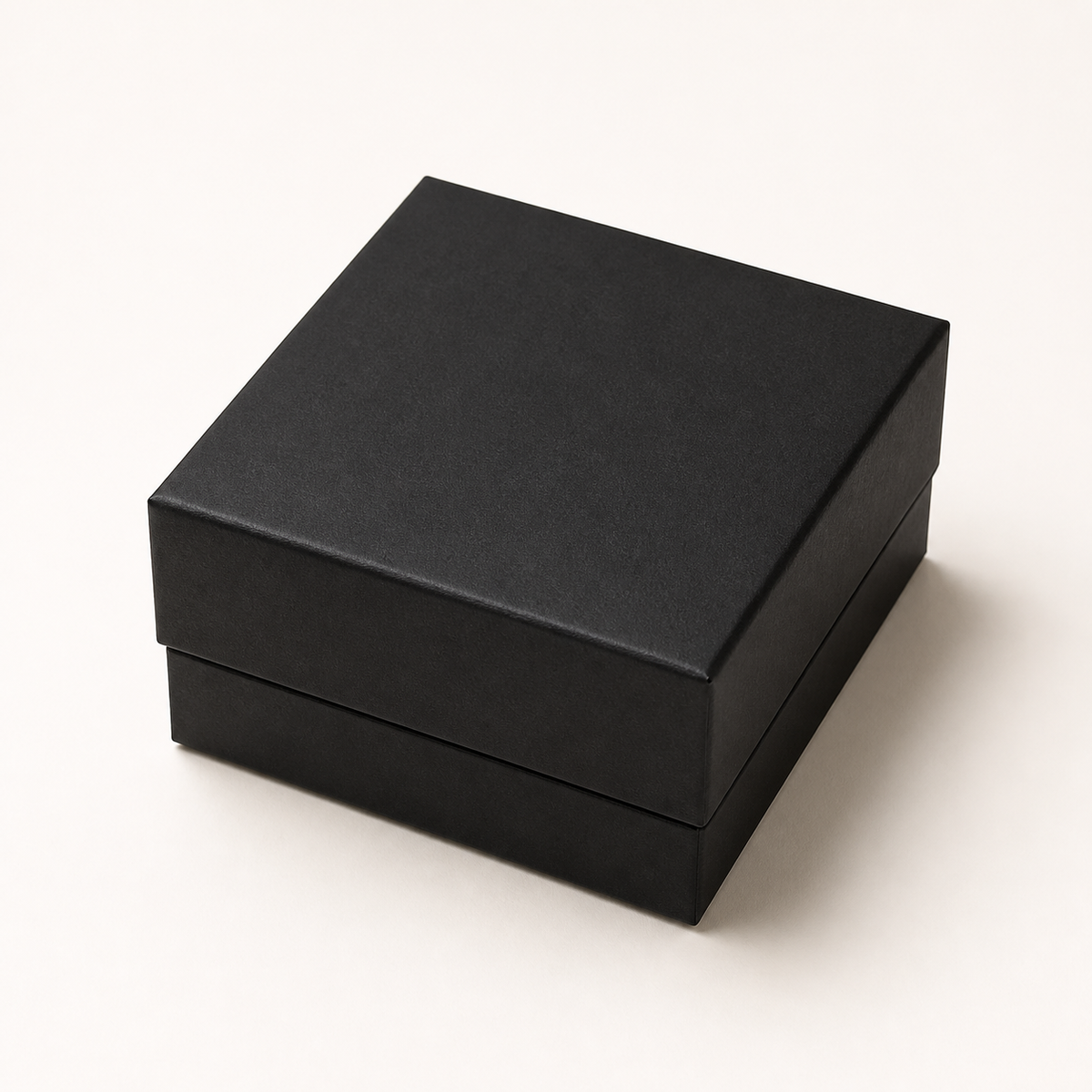 Neutral black Mettle Crest jewelry presentation box