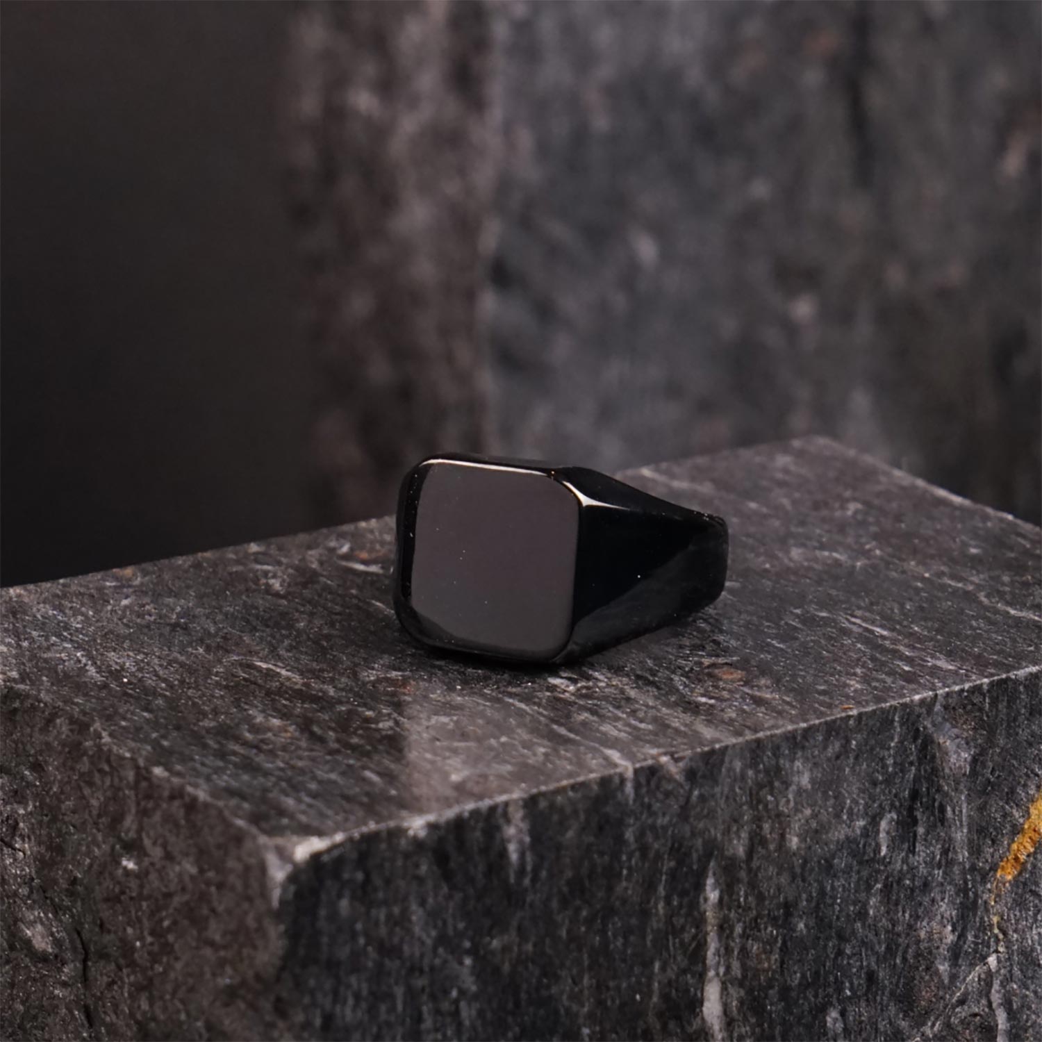 Black Liam Ring - image 1
