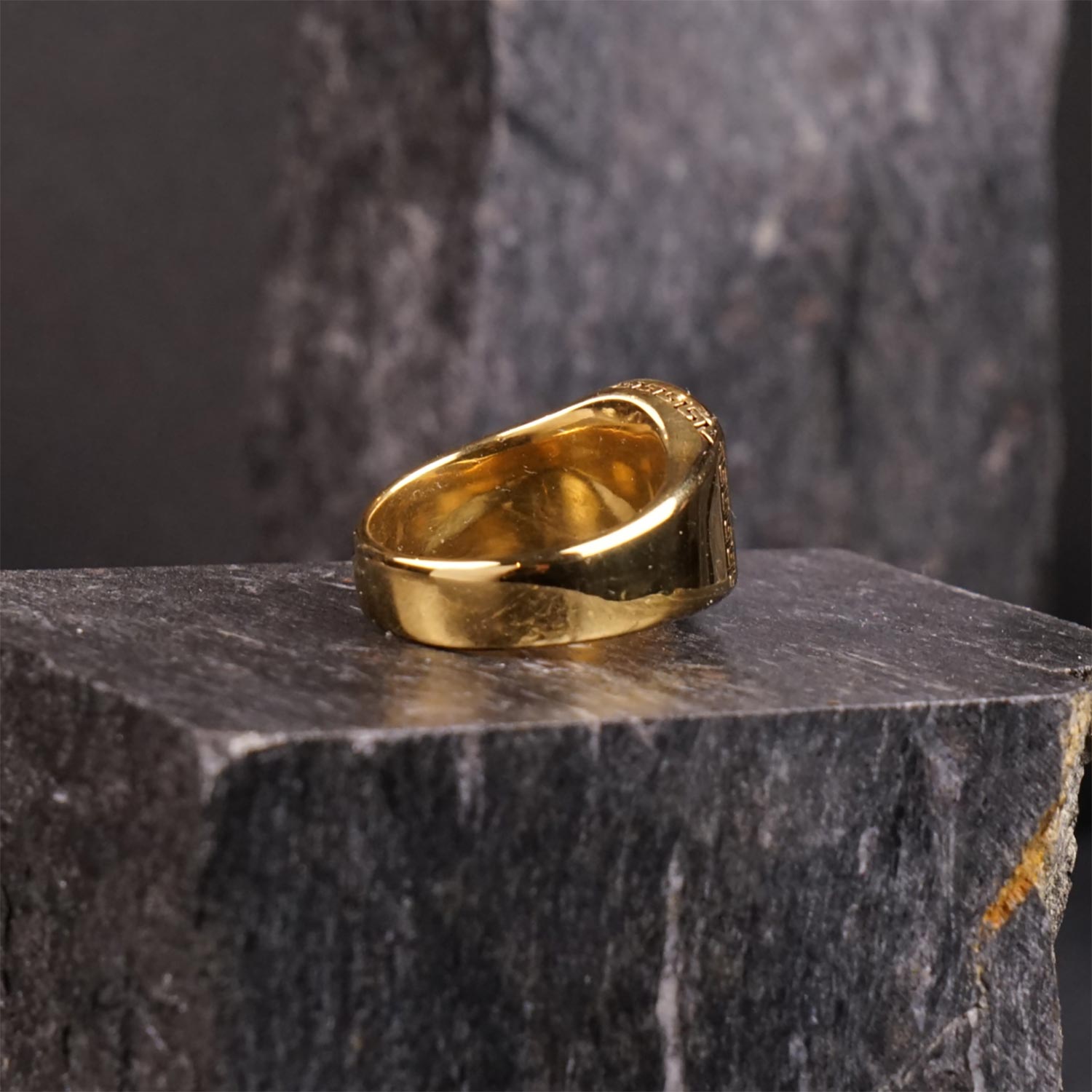 Golden Royal Medusa Ring - image 2