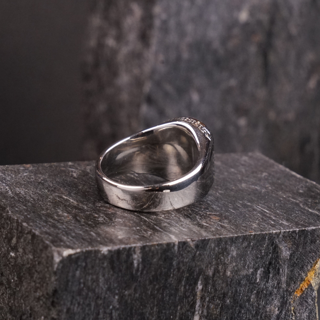 Silver Royal Medusa Ring - image 2