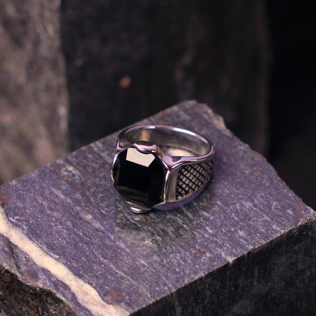 Silver Turkish Greek Ring - image 1
